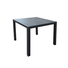 Стол Delgado, 80x80xH72 см, серый цена и информация | Кухонные и обеденные столы | pigu.lt