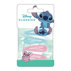 Plaukų segtukai Disney Stitch, 4 vnt. цена и информация | Аксессуары для волос | pigu.lt