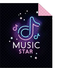 Детское покрывало Music Star, 170x210 см цена и информация | Покрывала, пледы | pigu.lt