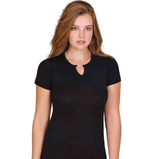 Marškinėliai moterims Berrak, juodi kaina ir informacija | Marškinėliai moterims | pigu.lt