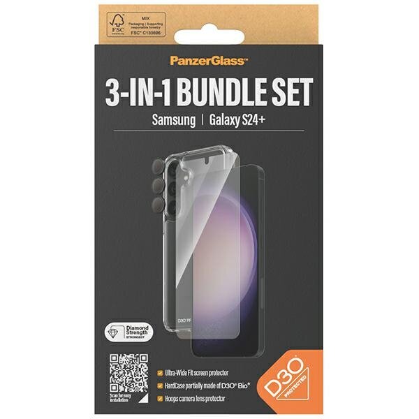 PanzerGlass Bundle 3in1 kaina ir informacija | Telefono dėklai | pigu.lt