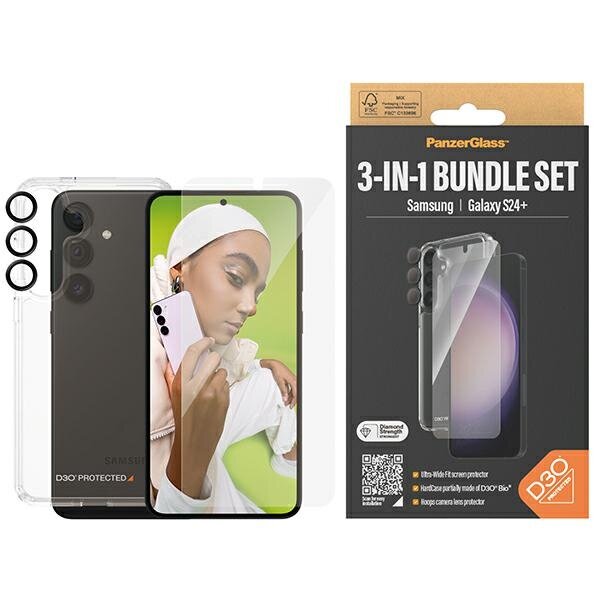 PanzerGlass Bundle 3in1 цена и информация | Telefono dėklai | pigu.lt