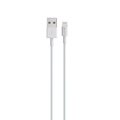 Comma cable Jub MFi USB - Lightning 2,4A 1,0m white цена и информация | Кабели для телефонов | pigu.lt