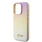 Guess PU Leather Iridescent Metal Script kaina ir informacija | Telefono dėklai | pigu.lt