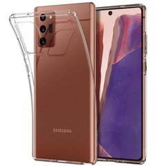 Kieto silikono (TPU) dėklas - skaidrus (Galaxy Note 20) kaina ir informacija | Telefono dėklai | pigu.lt