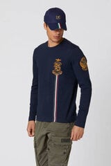 Marškinėliai vyrams Aeronautica Militare 53322-7, mėlyni kaina ir informacija | Vyriški marškinėliai | pigu.lt