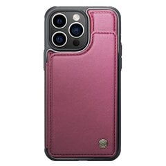 „CaseMe“ Wallet чехол - бордовый (iPhone 15 Pro) цена и информация | Чехлы для телефонов | pigu.lt
