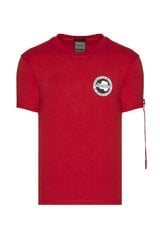 Marškinėliai vyrams Aeronautica Militare 53413-6, raudoni kaina ir informacija | Vyriški marškinėliai | pigu.lt