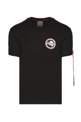 Marškinėliai vyrams Aeronautica Militare 53416-7, juodi kaina ir informacija | Vyriški marškinėliai | pigu.lt
