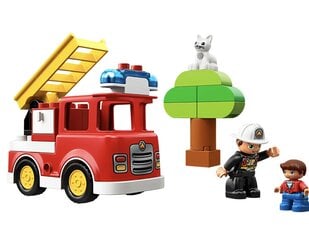 10901 LEGO® Duplo Ugniagesių automobilis, 21 d. kaina ir informacija | Konstruktoriai ir kaladėlės | pigu.lt