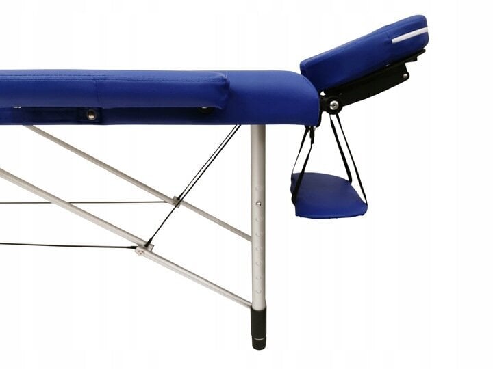 Sulankstomas masažo stalas Akupres 7in1, 185x60cm, baltas kaina ir informacija | Masažo reikmenys | pigu.lt