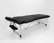 Sulankstomas masažo stalas i-coucou A2, 185x60cm, juodas kaina ir informacija | Masažo reikmenys | pigu.lt
