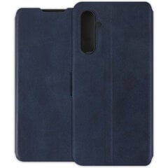 Samsung Galaxy S23 Ultra - чехол для телефона Soft Wallet Book - темно-синий цена и информация | Чехлы для телефонов | pigu.lt