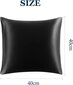 PiccoCasa šilkinis pagalvės užvalkalas kaina ir informacija | Dekoratyvinės pagalvėlės ir užvalkalai | pigu.lt