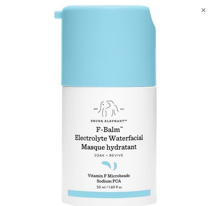 Drėkinanti naktinė veido kaukė Drunk Elephant F-Balm™ Electrolyte Waterfacial, 50 ml цена и информация | Veido kaukės, paakių kaukės | pigu.lt