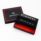 Vyriška piniginė Rovicky N62-RVTP RFID - Juoda, raudona kaina ir informacija | Vyriškos piniginės, kortelių dėklai | pigu.lt