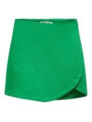 ONLY женские шорты-юбка 15314234*02, зелёный 5715512252711 цена и информация | Женские шорты | pigu.lt