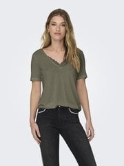 Only marškinėliai moterims 5715511826203, žali kaina ir informacija | Marškinėliai moterims | pigu.lt