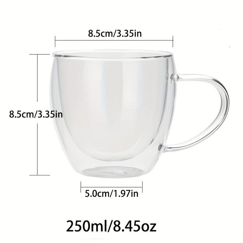 Dvigubo stiklo kavos puodelis kaina ir informacija | Taurės, puodeliai, ąsočiai | pigu.lt