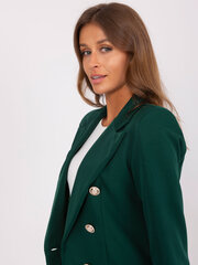Женское ярко-зеленое пальто-пиджак цена и информация | Женские пиджаки | pigu.lt