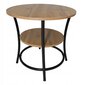 Kavos staliukas Kontrast SK100D, 56x55 cm, rudas kaina ir informacija | Kavos staliukai | pigu.lt