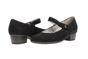 Туфли на высоком каблуке для женщин Waldlaufer, черный цена и информация | Женские туфли | pigu.lt