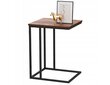 Šoninis kavos staliukas STL06, 35x50x54 cm, rudas kaina ir informacija | Kavos staliukai | pigu.lt