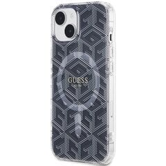 Guess GUHMP15MHGCUSTGK iPhone 15 Plus | 14 Plus 6.7" czarny|black hardcase IML GCube MagSafe цена и информация | Чехлы для телефонов | pigu.lt