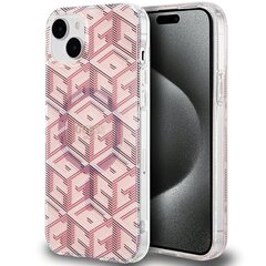 Guess GUHMP15MHGCUSTGP iPhone 15 Plus | 14 Plus 6.7" różowy|pink hardcase IML GCube MagSafe цена и информация | Чехлы для телефонов | pigu.lt