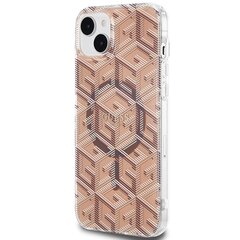 Guess GUHMP15MHGCUSTGW iPhone 15 Plus | 14 Plus 6.7" brązowy|brown hardcase IML GCube MagSafe цена и информация | Чехлы для телефонов | pigu.lt