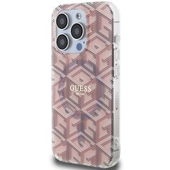 Guess GUHMP15XHGCUSTGP iPhone 15 Pro Max 6.7" różowy|pink hardcase IML GCube MagSafe цена и информация | Чехлы для телефонов | pigu.lt