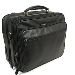 Дорожный чемодан на колесиках, натуральная кожа ,черный, KATANA цена и информация | Чемоданы, дорожные сумки | pigu.lt