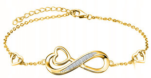 Серебряный браслет женский с сердечком цена и информация | Женские браслеты | pigu.lt