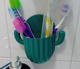 Держатель для зубных щеток - кактус цена и информация | Набор акскссуаров для ванной | pigu.lt