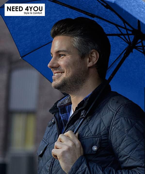 Automatinis skėtis Need 4You, mėlynas kaina ir informacija | Vyriški skėčiai | pigu.lt