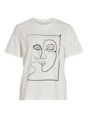 Женская футболка Vilа, белый цена и информация | Футболка женская | pigu.lt