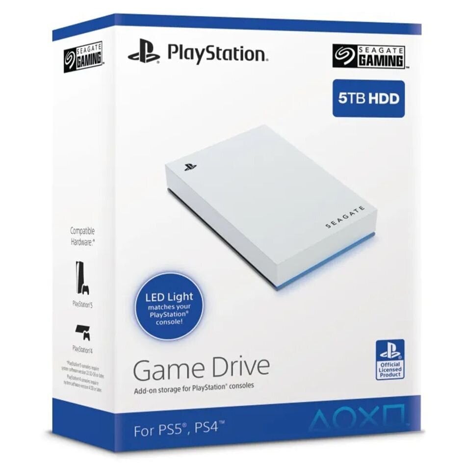 Seagate Game Drive for PlayStation STLV5000200 kaina ir informacija | Išoriniai kietieji diskai (SSD, HDD) | pigu.lt