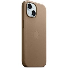 Чехол APPLE FineWoven для iPhone 15 с MagSafe, темно-серый цена и информация | Чехлы для телефонов | pigu.lt