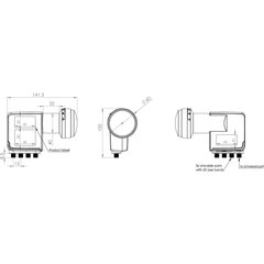 Inverto Unicable II 3x32 + 1 Legacy Converter IDLU-32L410-BMR1L-1PN цена и информация | ТВ-антенны и аксессуары к ним | pigu.lt