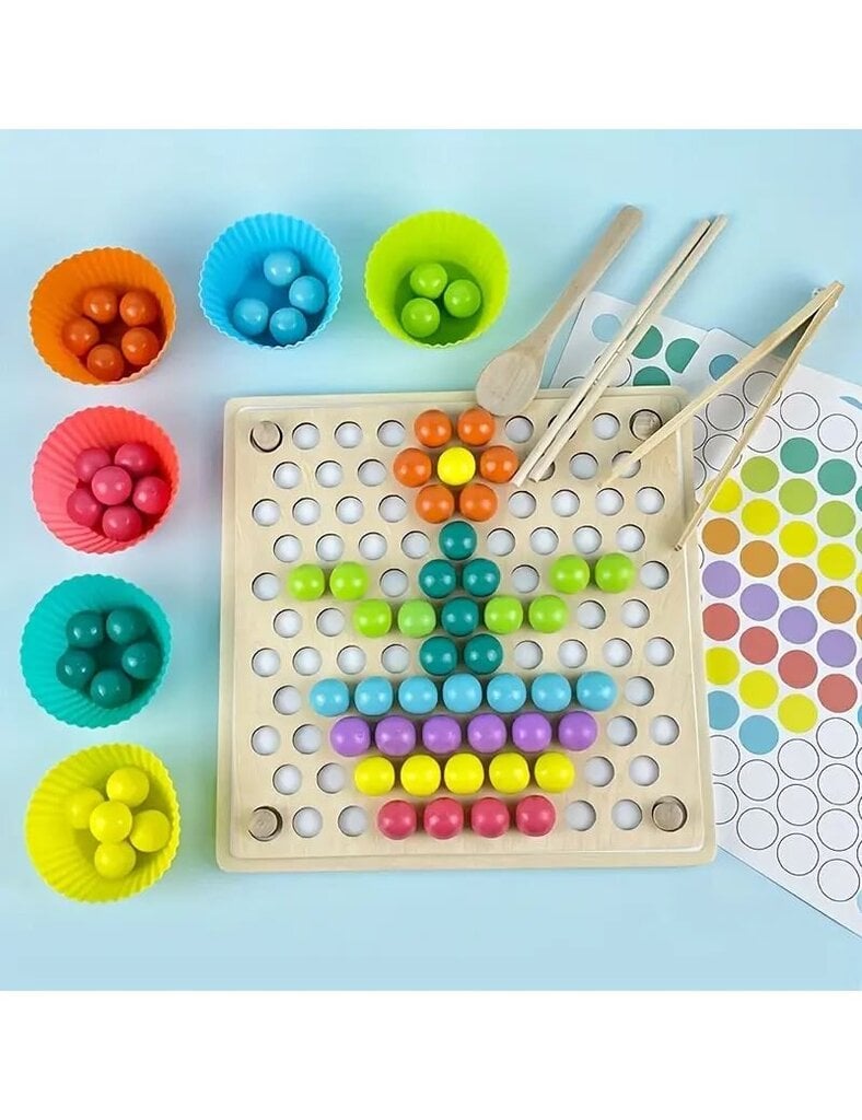 Montessori dėlionė - sensorinis žaidimas Eco Play, 77 d. kaina ir informacija | Lavinamieji žaislai | pigu.lt