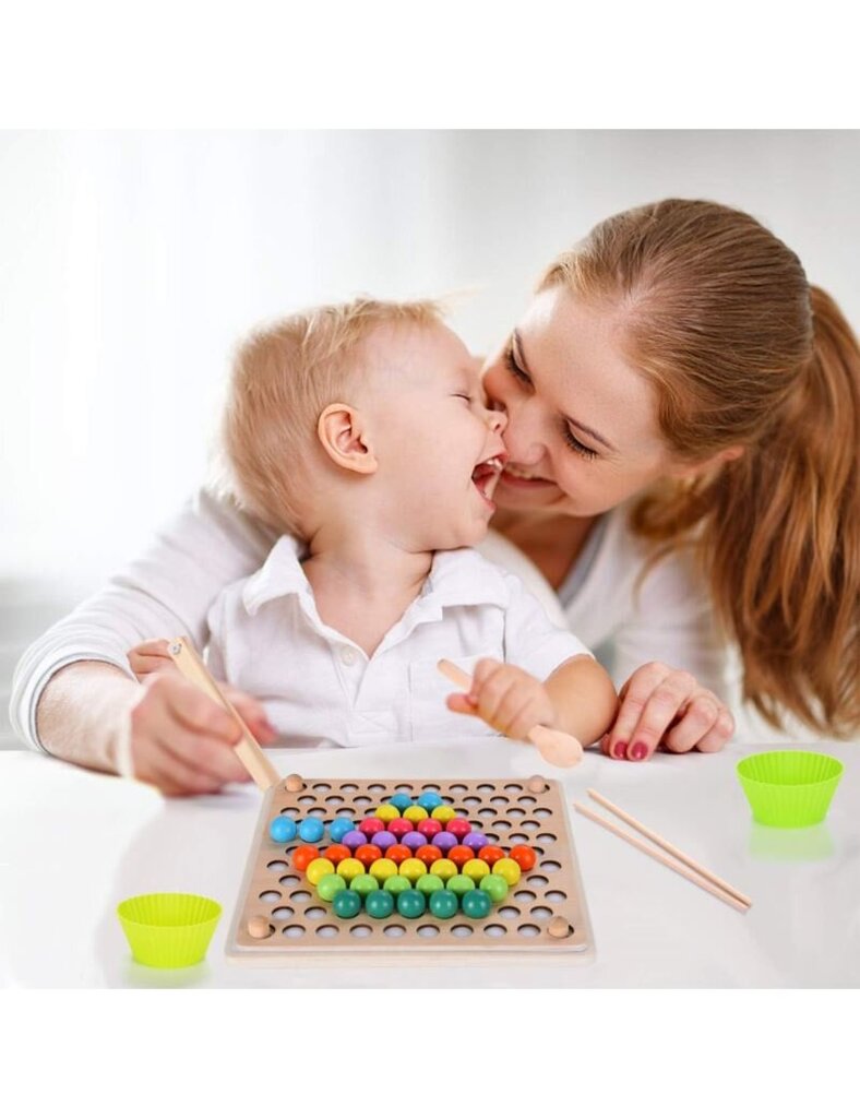 Montessori dėlionė - sensorinis žaidimas Eco Play, 77 d. kaina ir informacija | Lavinamieji žaislai | pigu.lt