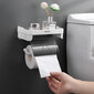 Bevaržtinis tualetinio popieriaus laikiklis ir lentyna, IVY Oenon kaina ir informacija | Vonios kambario aksesuarai | pigu.lt