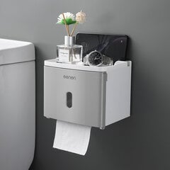 Bevaržtinis tualetinis popierius / servetėlių laikiklis, 2in1, su lentyna ir stalčiumi, IVY Oenon kaina ir informacija | Vonios kambario aksesuarai | pigu.lt