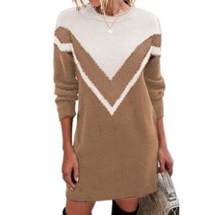 Женское платье-свитер Jayscreate, бежевое цена и информация | Платья | pigu.lt