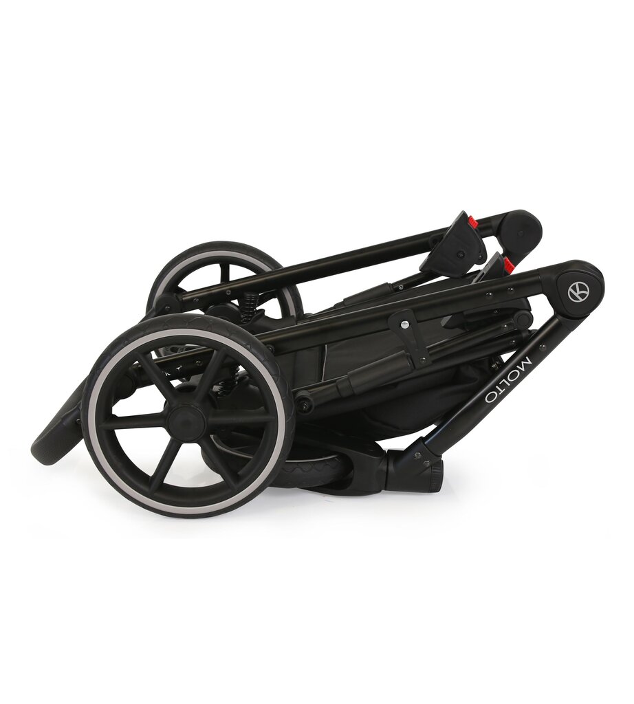 Universalus vežimėlis Molto Kunert 3in1, black kaina ir informacija | Vežimėliai | pigu.lt
