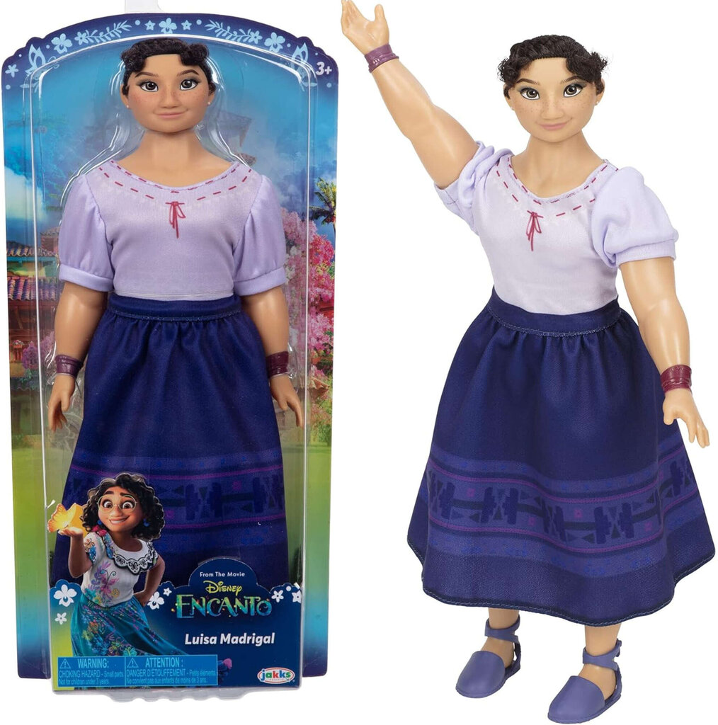 Lėlė Disney Encanto Luisa Madrigal Jakks Pacific, 29 cm kaina ir informacija | Žaislai mergaitėms | pigu.lt