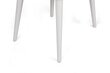 2-ių dalių kėdžių komplektas Asir, 50x90x49 cm, rudas/baltas kaina ir informacija | Virtuvės ir valgomojo kėdės | pigu.lt