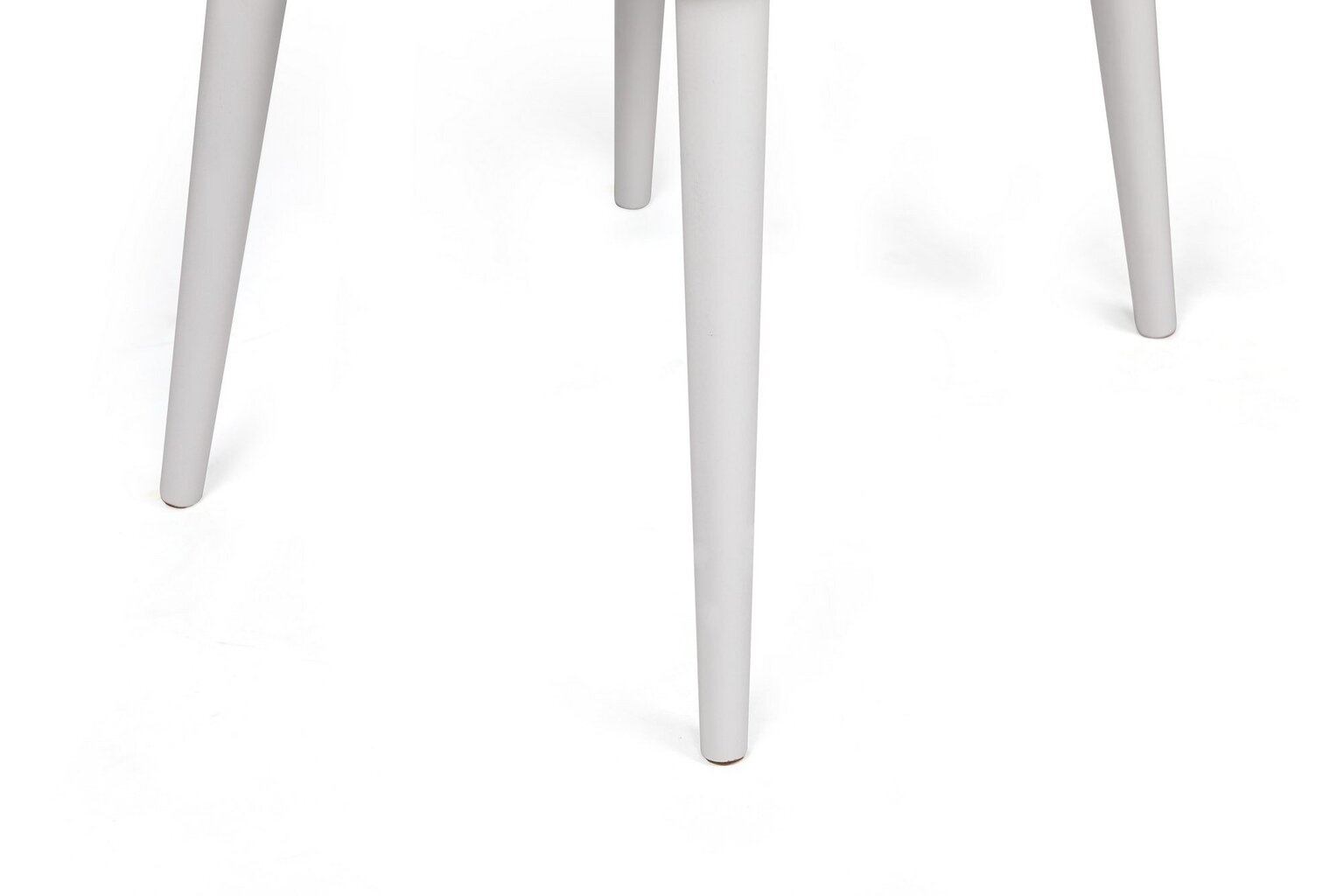 2-ių dalių kėdžių komplektas Asir, 50x90x49 cm, pilkas/baltas kaina ir informacija | Virtuvės ir valgomojo kėdės | pigu.lt