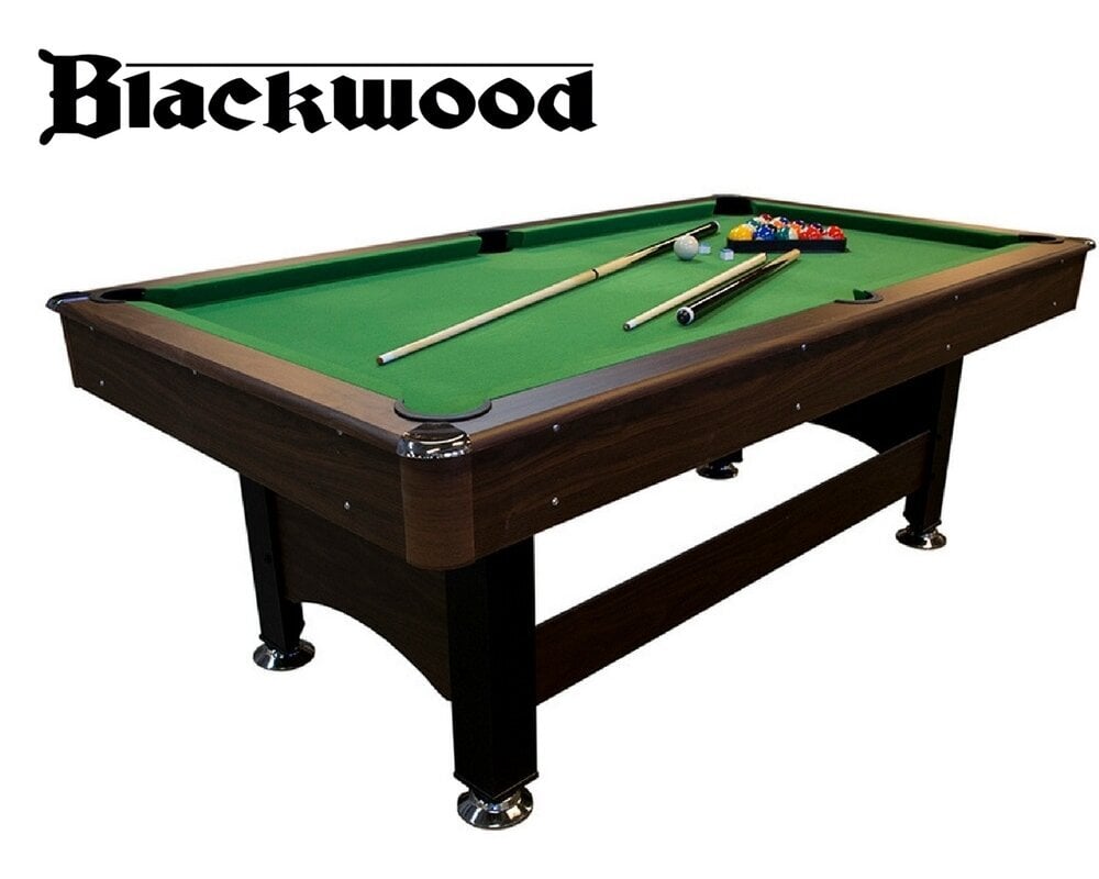 Biliardo stalas Blackwood Basic, 182cm kaina ir informacija | Biliardas | pigu.lt