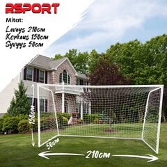 Futbolo vartai Prosport, 210x150x50 cm цена и информация | Футбольные ворота и сетки | pigu.lt